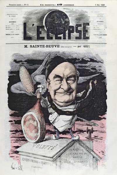 Monsieur Sainte-Beuve (mangeur sans inhibition), de 